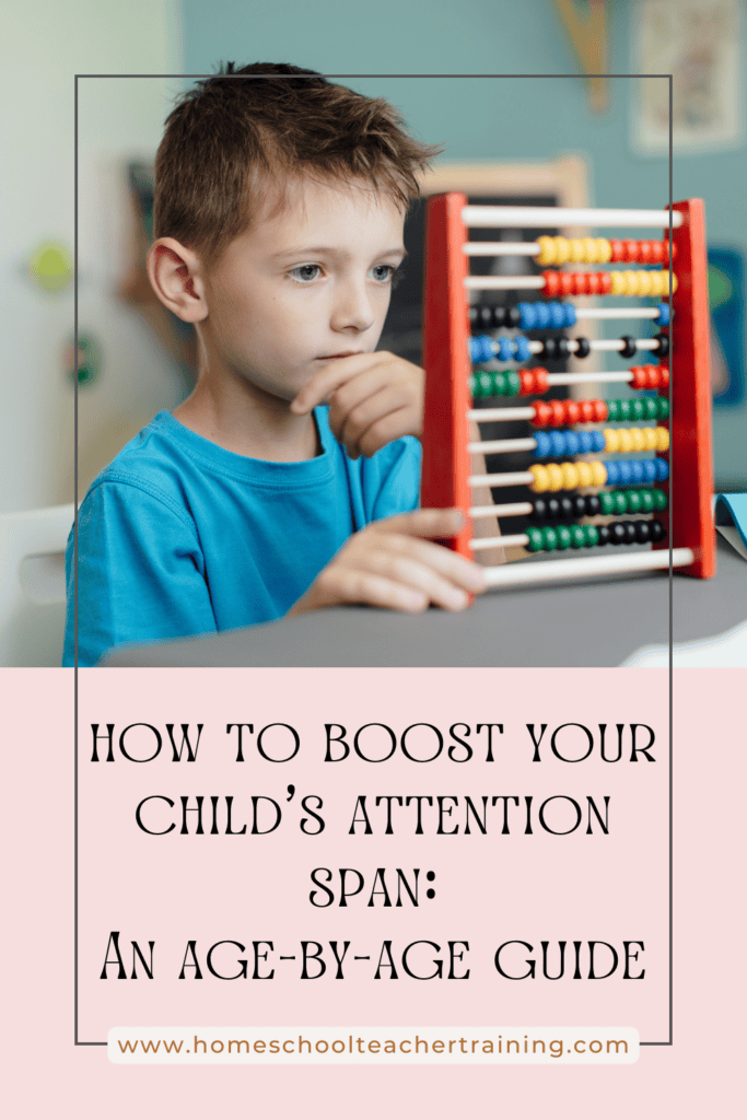a boy looking at an abacus