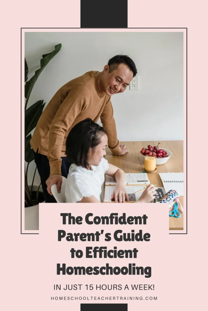 father helping daughter with schoolwork